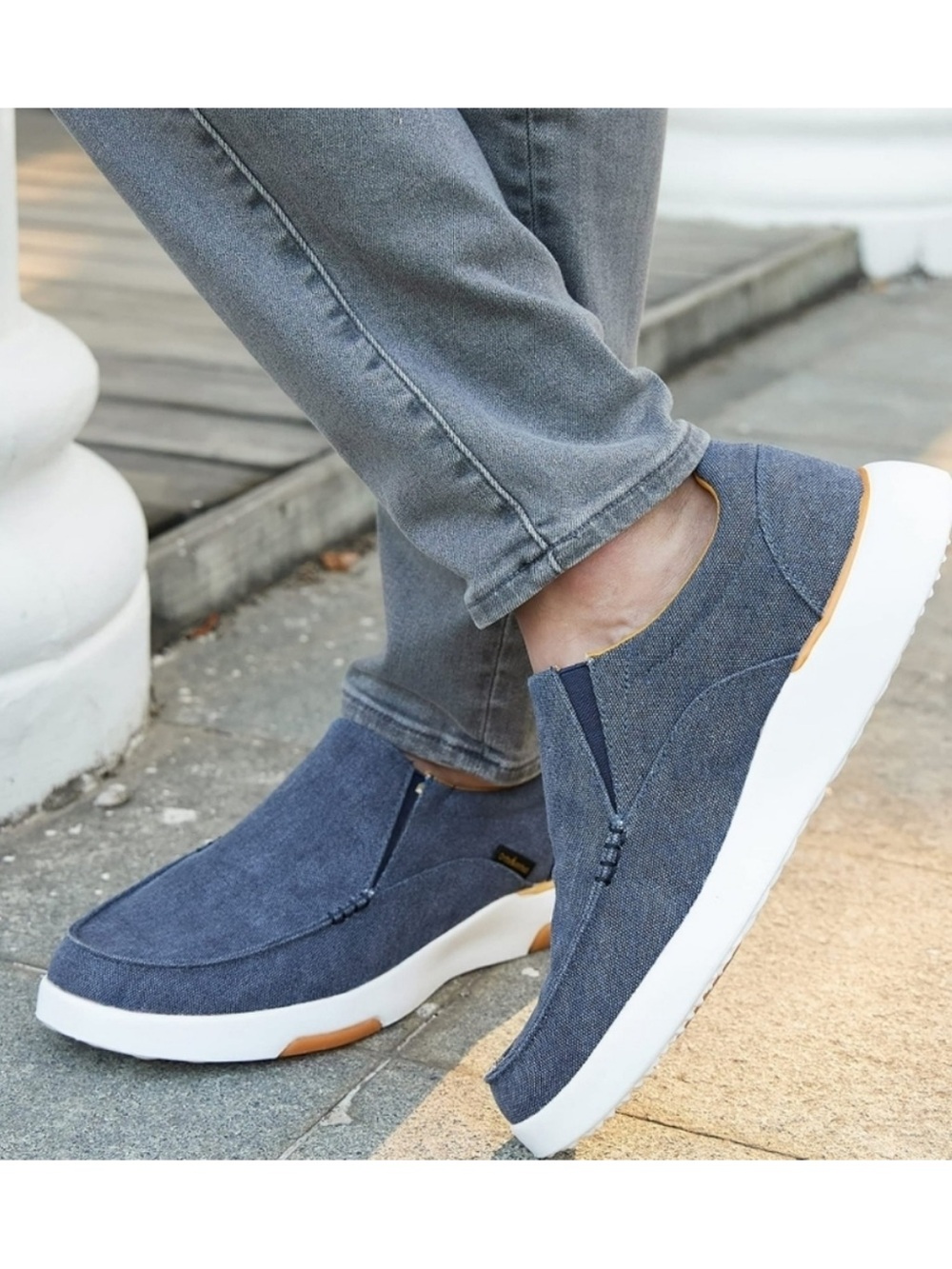 OrthoComfoot Men's Slip On Loafers Orthopedic Arch Support Shoes size 13